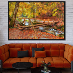 Wooden Bridge - NicheCanvas