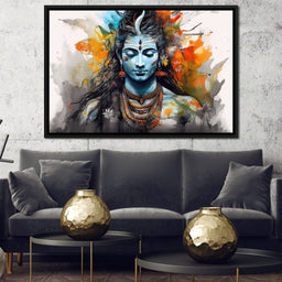 Serene Shiva - NicheCanvas
