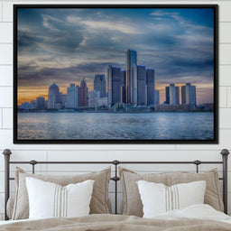Detroit Skyline - NicheCanvas
