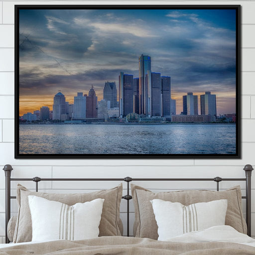 Detroit Skyline Canvas Print