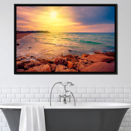 Sunset Over Tel Aviv - NicheCanvas