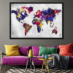 World Map 1 - Mateo - NicheCanvas