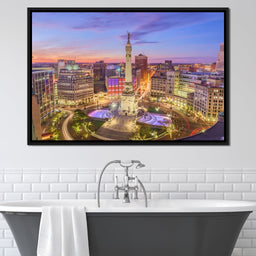 Indianapolis Skyline - NicheCanvas