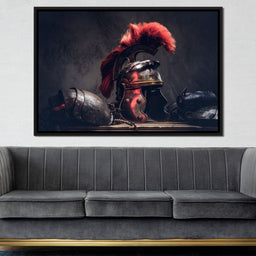 Roman Warrior Helmet - NicheCanvas