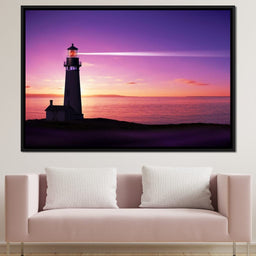 Lighthouse In Nova Scotia - NicheCanvas