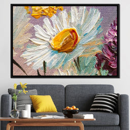 White Daisy - NicheCanvas