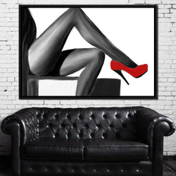 Red Stiletto - NicheCanvas