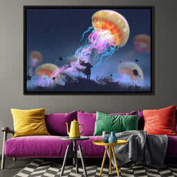 Giant Jellyfish - NicheCanvas