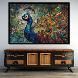 Celestial Peacock - NicheCanvas