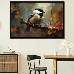 Black-Capped Chickadee - Neal Hackett - NicheCanvas