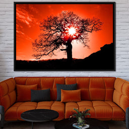 Red Dusk - NicheCanvas