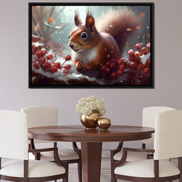 Winter Squirrel - Neal Hackett - NicheCanvas