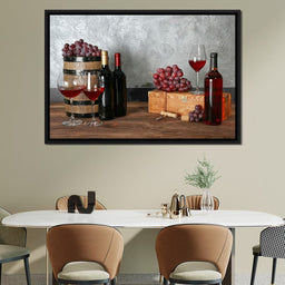 Red Wine Table - NicheCanvas
