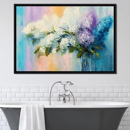 Lilac Flowers - NicheCanvas