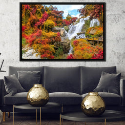 Mae Klang Waterfall - NicheCanvas