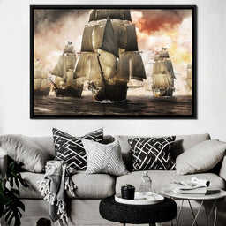 Pirate Fleet - NicheCanvas