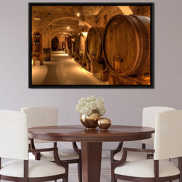 Wine Cellar in the Abbey - NicheCanvas
