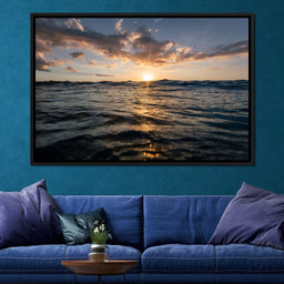 Sunset Ocean - Lucas Moore - NicheCanvas