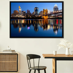 Cincinnati Skyline - NicheCanvas