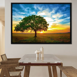 Sunrise Tree - NicheCanvas