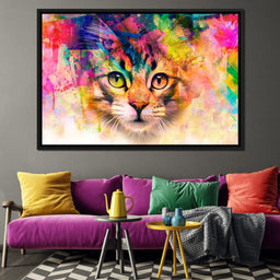 Curious Cat - NicheCanvas