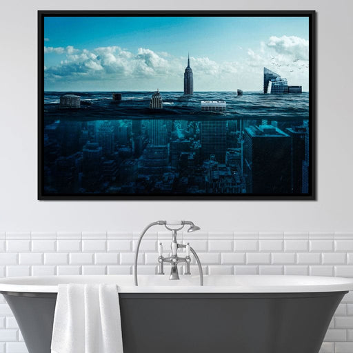 New York Underwater - Milos Karanovic Canvas Print