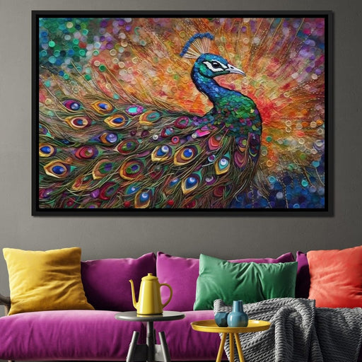 Peacock Fantasy Canvas Print