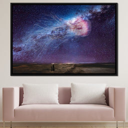 Cosmic Jellyfish Galaxy - Kit Burden - NicheCanvas