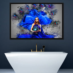 Feather Gown - Johanjjf - NicheCanvas