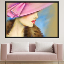 Pink Hat Fashion - NicheCanvas