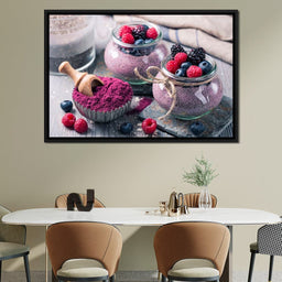 Chia Seeds & Acai Pudding - NicheCanvas