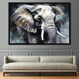 Urban Jungle: Elephant - NicheCanvas