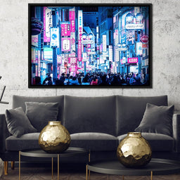 Cyberpunk Street - Johanjjf - NicheCanvas