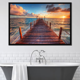 West Coast Sunset - NicheCanvas