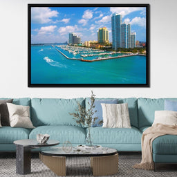 Miami Beach Skyline - NicheCanvas