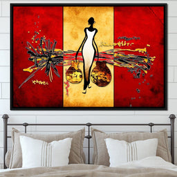 African Silhouette - NicheCanvas