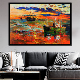Fishing Boats - NicheCanvas