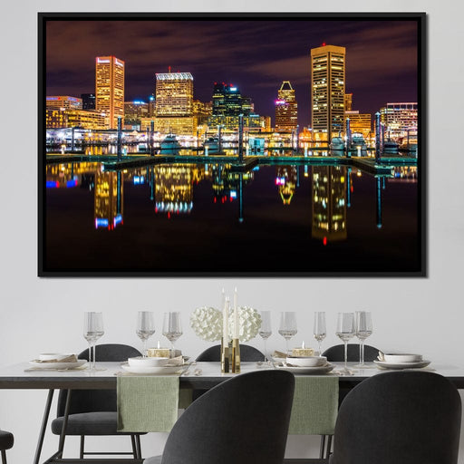 Baltimore Skyline Canvas Print