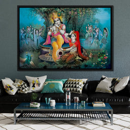 Radha & Krishna Love Tree - NicheCanvas