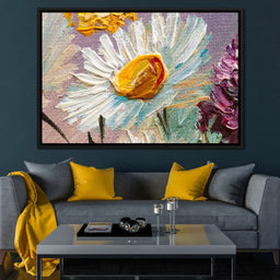 White Daisy - NicheCanvas