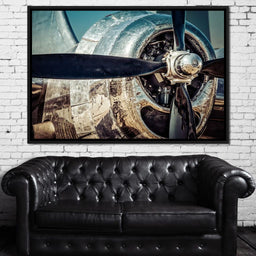 WWII Airplane Propeller - NicheCanvas
