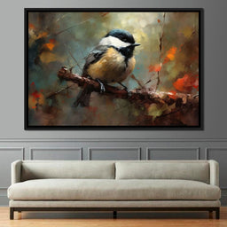 Black-Capped Chickadee - Neal Hackett - NicheCanvas
