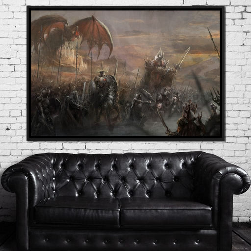 Fantasy Battlefield Canvas Print