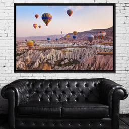 Hot Air Balloons over Cappadocia - NicheCanvas