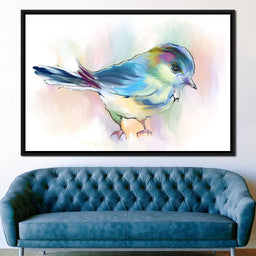 Watercolor Bird - NicheCanvas