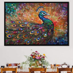 Peacock Fantasy - NicheCanvas