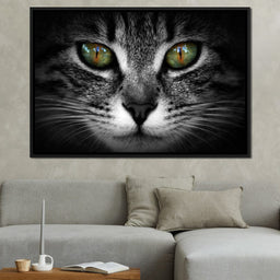 Green Eyed Cat - NicheCanvas