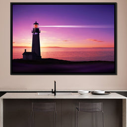 Lighthouse In Nova Scotia - NicheCanvas