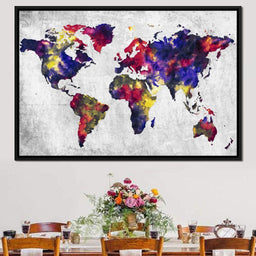 World Map 1 - Mateo - NicheCanvas