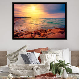 Sunset Over Tel Aviv - NicheCanvas